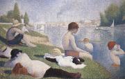 Georges Seurat Bathers at Asnieres oil painting artist
